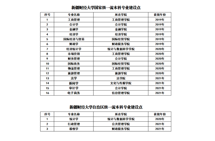 新疆财经大学王牌专业_最好的专业是什么