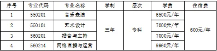 宁夏艺术职业学院自主招生和分类招生专业有哪些？